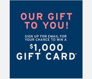 Win a $1K Marshalls Gift Card