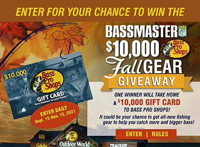 Win a $10,000 Bass Pro Shops Shopping Spree