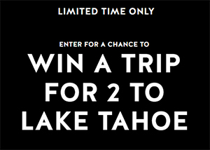 Win a Lake Tahoe Trip from White Claw