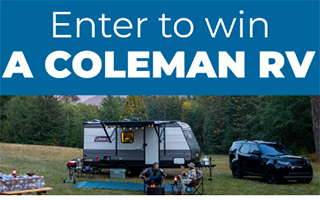 Win 1 of 4 Coleman RV's from Camping World