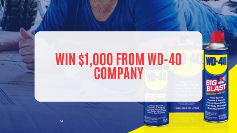 Win $1,000 From WD-40 Company