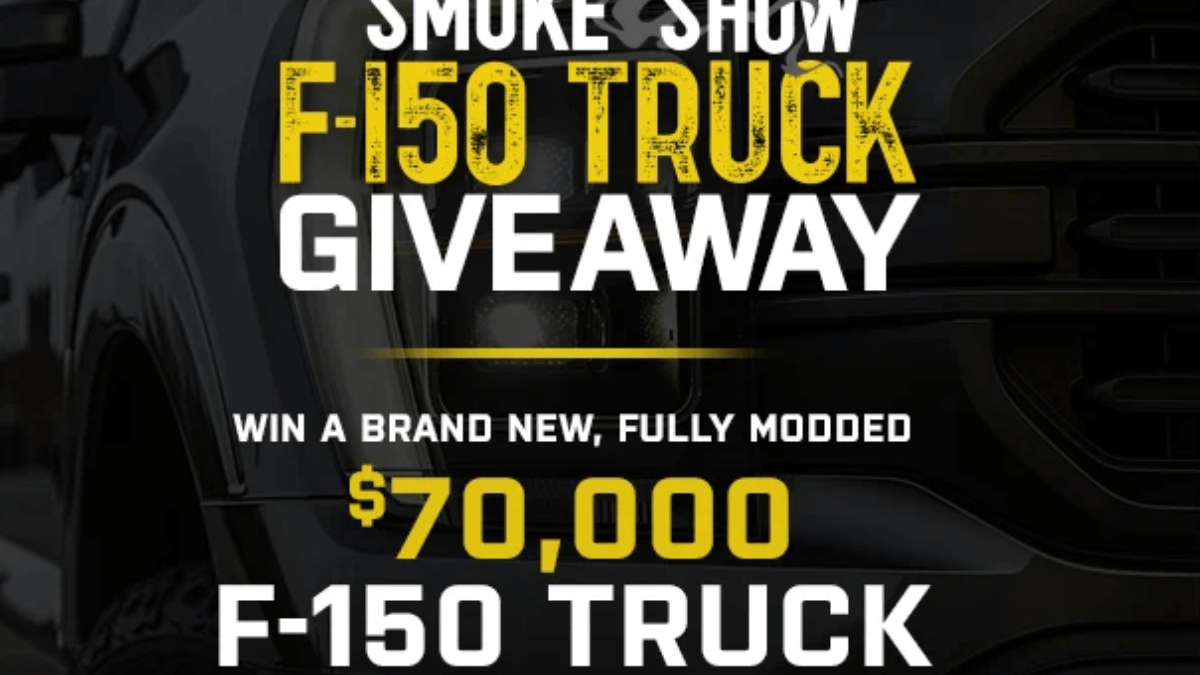 Win a Ford F-150 truck