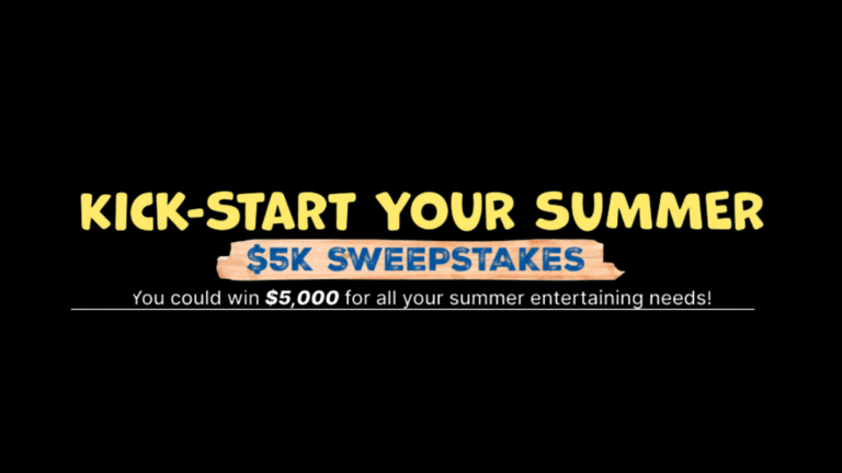 Win $5,000 cash in the HGTV Kick Start Your Summer $5K Giveaway