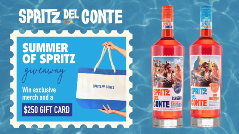 Win a Spritz Del Conte tote bag and a $250 Visa gift card