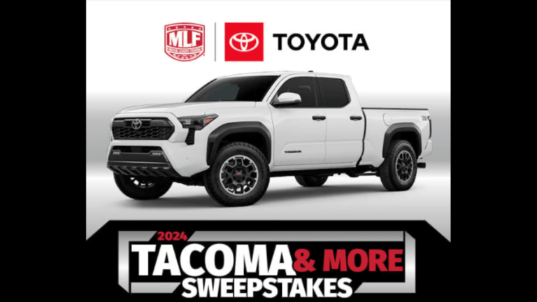 Win a Toyota Tacoma TRD Off-Road in the 2024 MLF Sweepstakes