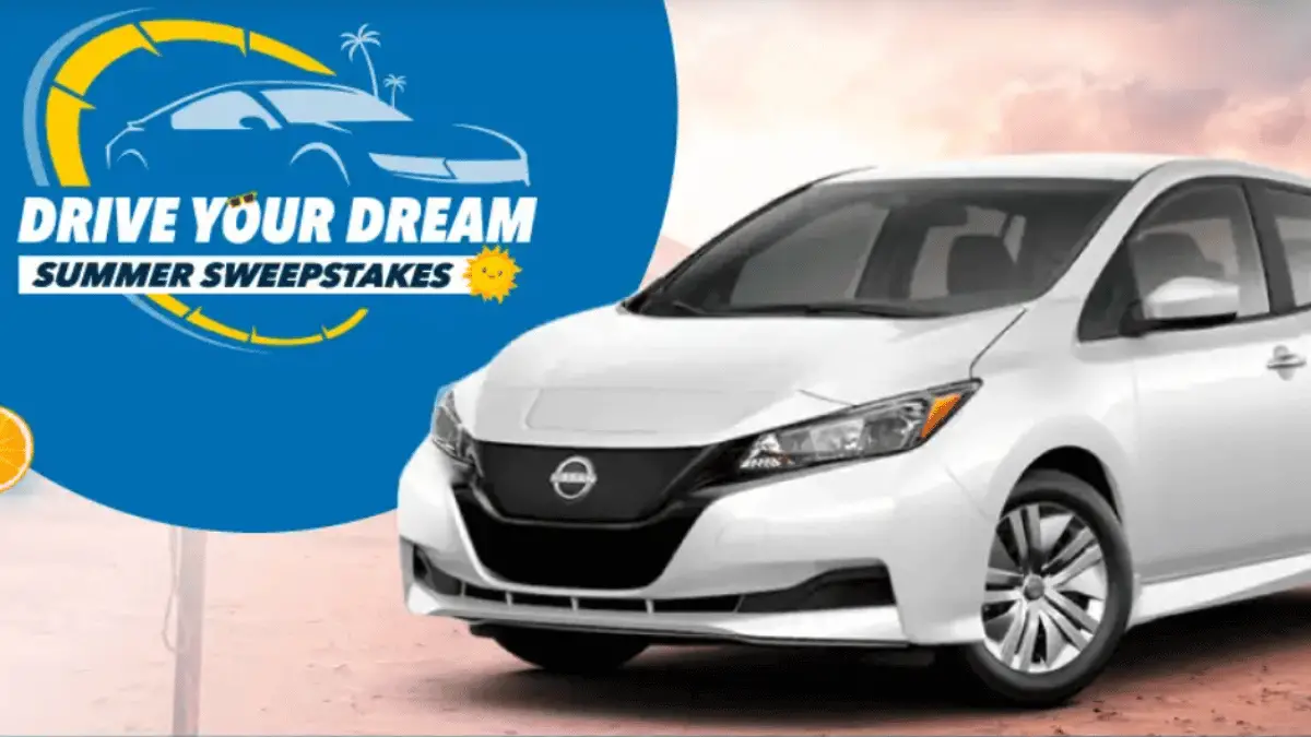 Win a 2024 Nissan Leaf electric hatchback