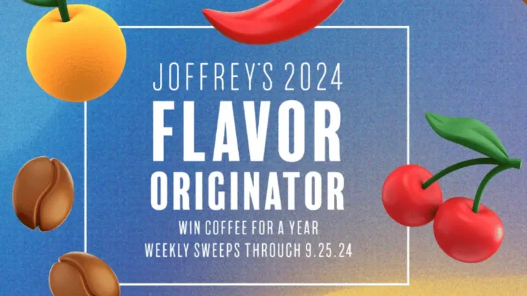 Win a Year of Joffrey’s Coffee in the Flavor Originator Sweepstakes