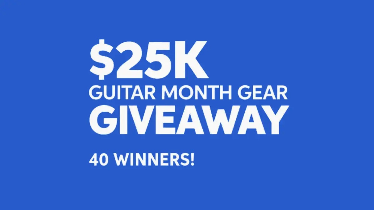 Sweetwater 25K Guitar Month Giveaway