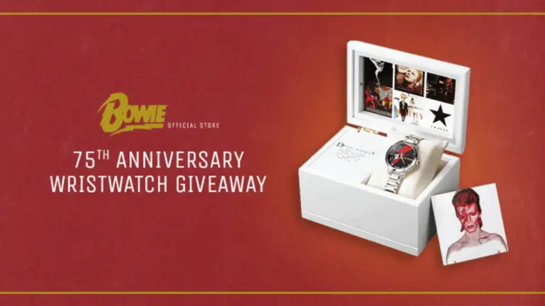 David Bowie 75th Anniversary Wristwatch Giveaway