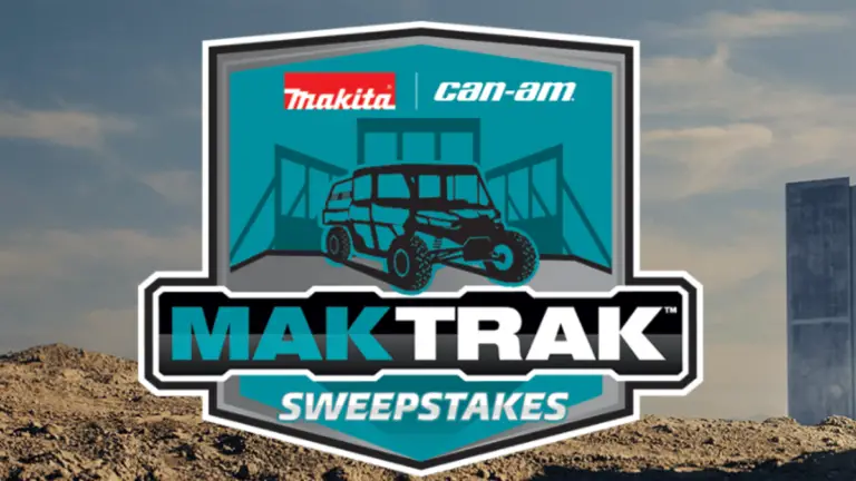 Makita USA Maktrak Sweepstakes