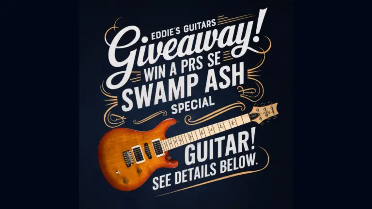 Eddie’s Guitars Holiday Cheer Guitar Giveaway