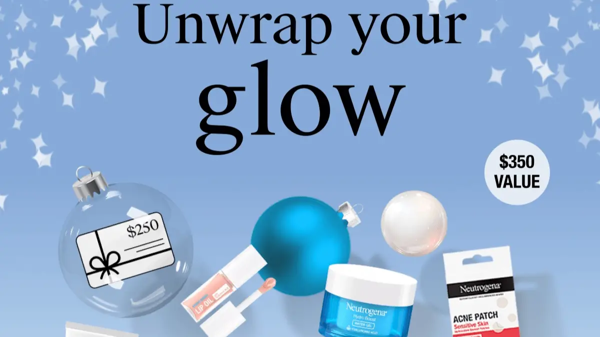 Neutrogena Unwrap Your Glow Sweepstakes