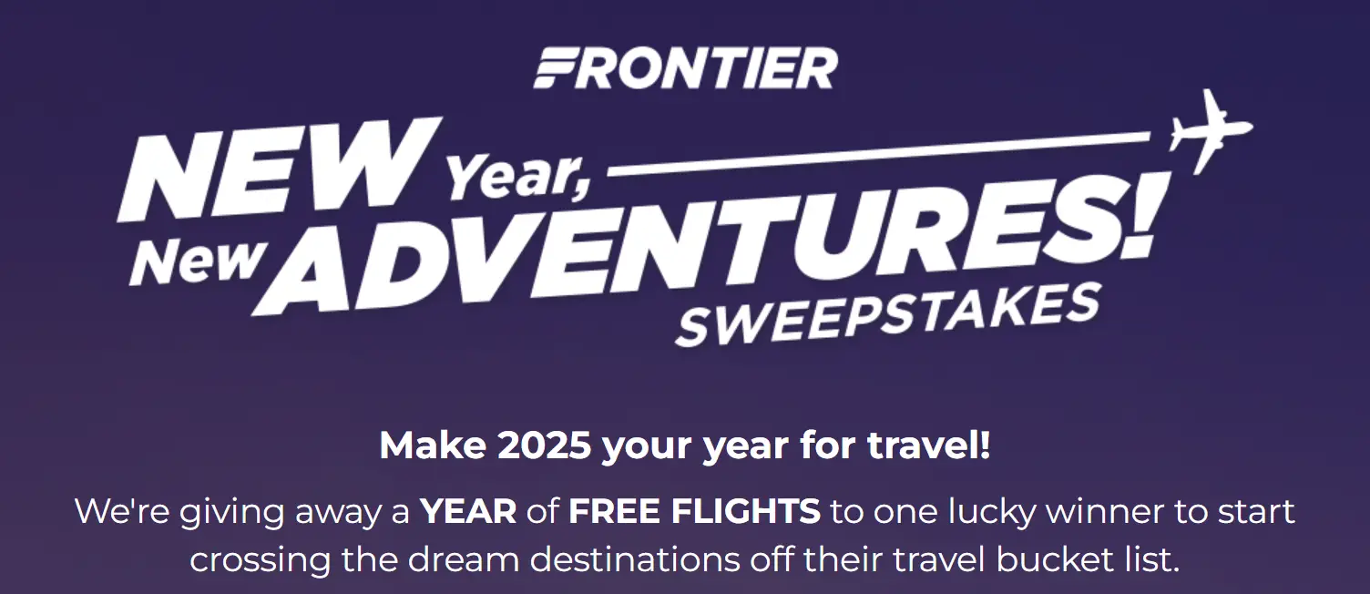 Win a Year of Free Frontier Airlines Flights