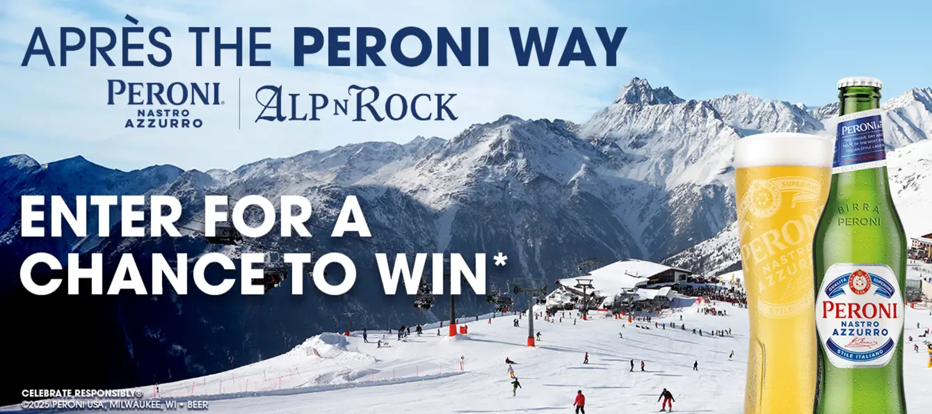 Win a Luxury Ski Getaway or Peroni Merchandise