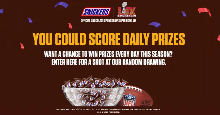 Win a Hand-Painted NFL Jersey from Snickers