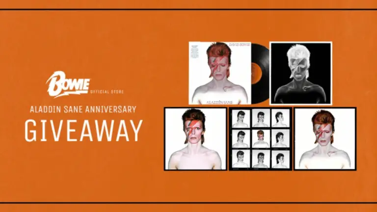 David Bowie Store Aladdin Sane Anniversary Sweepstakes